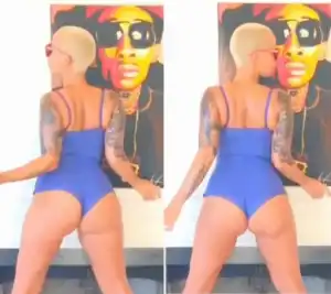 [DOWNLOAD VIDEO] Amber Rose TWERKS to celebrate Wiz Khalifa’s new Album